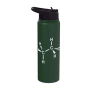 Organic Chemistry Molecule Structure Science Physics STEM Stainless Steel Insulated Water Bottle