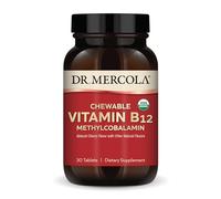 Organic Chewable Vitamin B12 | Dr Mercola | 30 Tablets