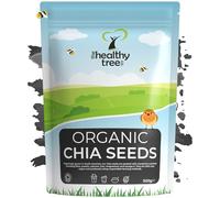 Organic Chia Seeds by TheHealthyTree Company. High in Fibre, Protein & Omega-3 - Raw, Vegan Chia Seeds 500g