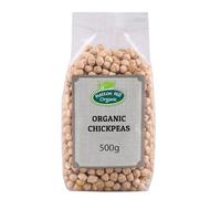 Organic Chickpeas 500g by Hatton Hill Organic | Perfect for Hummus, Salads, Curries, and Healthy Snacking