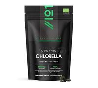 Organic Chlorella 2000mg - 300 Vegan Tablets - Broken Cell Wall - Pure Formula Supplement with no Additives - Resealable and Recyclable Pouch - by Alpha01