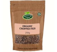 Organic Chopped Figs 250g by Hatton Hill Organic | | Perfect for Baking, Snacking, Smoothies, & Cooking