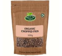 Organic Chopped Figs 500g by Hatton Hill Organic | | Perfect for Baking, Snacking, Smoothies, & Cooking