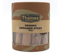 Organic Cinnamon Sticks Box 100g: Warm & Spicy Flavor for Culinary Delights - Sustainably Sourced for Mindful Cooking by Thames Organic 100g