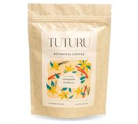 Organic Cinnamon Vanilla Ground Coffee - Real Cinnamon & Vanilla - Medium Roast, Flavored Coffee - Smooth Low-Acid - Perfect for Drip, Pour Over or Cold Brew - 8 oz, 22 Servings