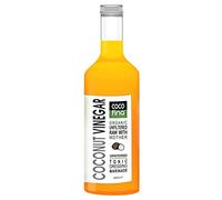 Organic Coconut Cider Vinegar Dressing Marinade or Tonic instead of Apple Cider Vinegar Fermented in the UK Glass Bottle 500ml