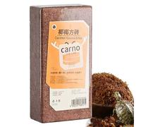 Organic Cocoņut Coco Coir - Coco Coir Brick | Snake Bedding Substrate for Tortoise Gecko Hermit Crab Frog | Breathable Cočo Husk Reptile Habitat Accessories for Moisture Retention Gardening