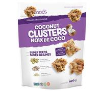 Organic Coconut Keto Clusters with Super Seeds 500g - Low Carb Snack with Pumpkin, Sunflower & Chia Seeds - Gluten-Free & Plant-Based