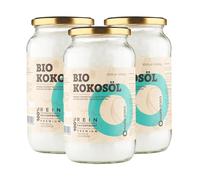 Organic Coconut Oil CocoNativo - 3x1000mL(1L) Pack of 3 - Extra Virgin Coconut Oil, Premium, Native, Cold Pressed, Raw Food Quality, Pure (3000ml) - for cooking, frying and baking, for hair and skin