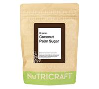 Organic Coconut Palm Sugar by NutriCraft (250g), Baking and Cooking Ingredient, Brown and White Sugar Alternative, Natural, Low GI, Vegan