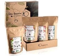 Organic Coffee beans | Arabica Whole Beans 4x250g | Hand-roasted | Coffee Gift Idea