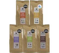 Organic Coffee Beans - Single Origin, Award Winning Medium & Dark Roast Gift Set by Source Climate Change - Ethically Sourced, Traceable & Freshly Roasted Taste Collection, 4 x 227g Coffee Bags
