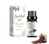Organic Coffee Essential Oil, Coffee Oil Anti-Wrinkles, Pure & Natural Essential Oil for Skincare, Rejuvenating and Firming Oils, Organic Aromatherapy Diffuser, Massage & Soap-Making Oil (10ml, 1PC)