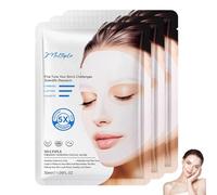 Organic Collagen Face Mask, Collagen Maske, Collagen Real Deep Mask, Hydration Moisturizing Rejuvenating, Pore Refining, Elasticity Improvement, Firming Sagging Skin, Korean Skincare (3PC)