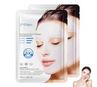 Organic Collagen Face Mask, Collagen Maske, Collagen Real Deep Mask, Hydration Moisturizing Rejuvenating, Pore Refining, Elasticity Improvement, Firming Sagging Skin, Korean Skincare (2PC)