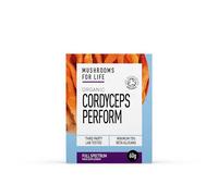Organic Cordyceps Performance | 60 Caps or 60g Powder | High Strength Extract | 30% + Beta Glucans | 100% Fruiting Bodies | No Additives | UK Made (60g Powder)