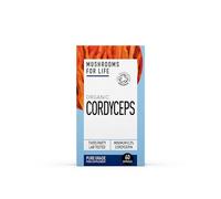 Organic Cordyceps Supplement - Mushroom Superfood Supplenmt - Cordyceps Mushroom Complex - Pure Grade Extracts, No Binders (60 caps)