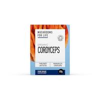 Organic Cordyceps Supplement - Mushroom Superfood Supplenmt - Cordyceps Mushroom Complex - Pure Grade Extracts, No Binders (60 Grams)