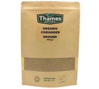 Organic Coriander Ground-Certified Organic, Non-GMO, Vegan, No Additives, No Preservatives, Resealable Bag by Thames Organic 500g