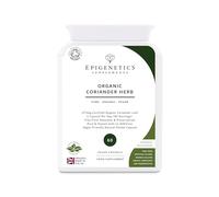 Organic Coriander Leaf 275mg | Natural Coriandrum Sativum Herb Supplement | 60 Vegan Friendly Capsules | Long 2 Month Supply by Epigenetics Supplements