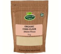 Organic Corn Flour (Maize) 1kg by Hatton Hill Organic | Ideal for Baking, Thickening Sauces, and Cooking
