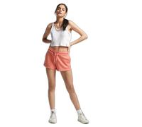 Superdry Vintage Logo Emb Jersey Shorts Orange XS Woman
