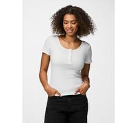 Organic Cotton Buttoned T-Shirt White