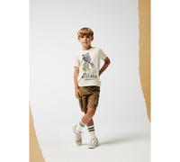 Organic Cotton Cargo Shorts Brown