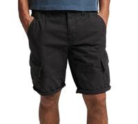 Organic cotton cargo shorts Superdry Core Noir 30