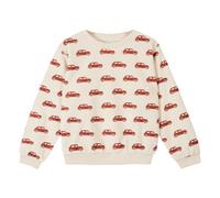 Organic Cotton Cars Sweatshirt Ecru 6 months
