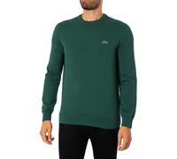 Organic Cotton Crew Neck Knit Green XL