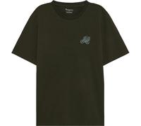 Organic Cotton Embroidered T-Shirt KnowledgeCotton Apparel Vert S