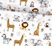 Organic Cotton Fitted Sheets for Snuzpod Cribs, Animal Safari Print, Multiple Sizes (SnuzBaskit, 3)