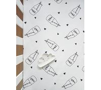 Organic Cotton Fitted Sheets for Snuzpod Cribs, Animal Safari Print, Multiple Sizes (Snuzpod Studio, 8)