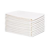 Organic Cotton Flour Sack Kitchen Towels - 10 Pack, Off-White Organic Cotton Tea Towels - Extra Large Flour Sack Cotton Dish Towels- Lint-Free Unbleached Kitchen Towels - 27"x27" (Off-White - 10 Pack)