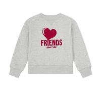 Organic Cotton Friends Don't Lie Sweatshirt Heather grey 4 years