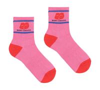 Organic Cotton Heart Socks Fuchsia 23/25