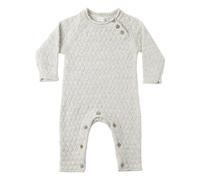Organic cotton knitted jumpsuit Pale blue 12/18 months