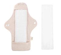 Organic Cotton Menstrual Pads, Water Proof Cloth Panty Liner Reusable Absobancy Absorbent Sanitary Napkins(# 2)