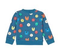 Organic Cotton Monster Sweatshirt Navy blue 3 months
