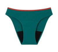 Organic Cotton Period Briefs - Heavy Flow Green XS