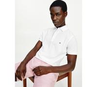 Tommy Hilfiger Men’s Short Sleeve 1985 Slim Fit Polo Shirt, White (White), S