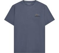 Organic Cotton Printed T-Shirt KnowledgeCotton Apparel Bleu S