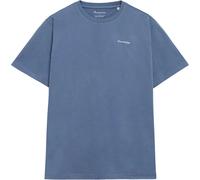 Organic Cotton Printed T-Shirt with Back Design KnowledgeCotton Apparel Bleu XL