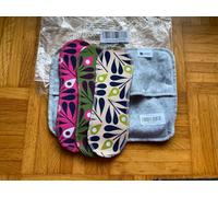Organic Cotton Reusable Panty Liners for Women & Teens (Thong 7-Pack) | 100% Breathable & High-Temp Washable Cloth Panty Liners for Vaginal Discharge only | Gentle on Skin, Stay Fresh & Dry Daily