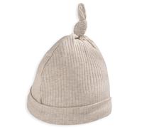Organic Cotton Ribbed Hat - Oatmeal SAND Tiny Baby