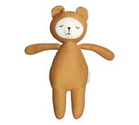 Organic cotton soft toy - Teddy Bear Ochre one size