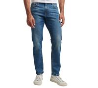 Organic cotton straight slim jeans Superdry Blue 28x34