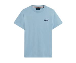 Organic cotton T-shirt Superdry Essential Bleu S