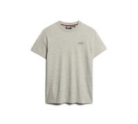 Organic cotton T-shirt Superdry Essential Logo Gris S
